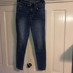 Super stretch American Eagle jeans.